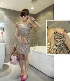 Vestido doll printed casual