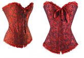 Corsete Vermelho com detalhes